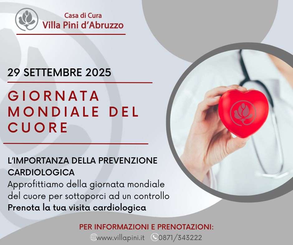 Giornata mondiale del cuore 29 settembre 2025